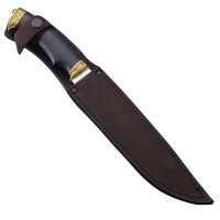 Нож Пластунский, сталь 95Х18, граб, латунь Нож Пластунский, сталь 95Х18, граб, латунь